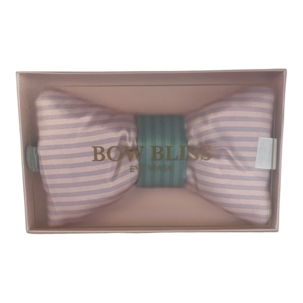 Love x June NWT Pink & Blue Bow Shaped Sleep Eye Mask Pink